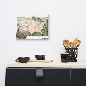 THE JOP FAM NATIONAL PARK ADVENTURES CANVAS (12" X 16")