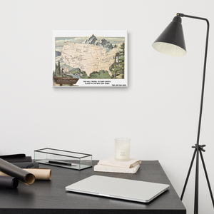THE JOP FAM NATIONAL PARK ADVENTURES CANVAS (12" X 16")