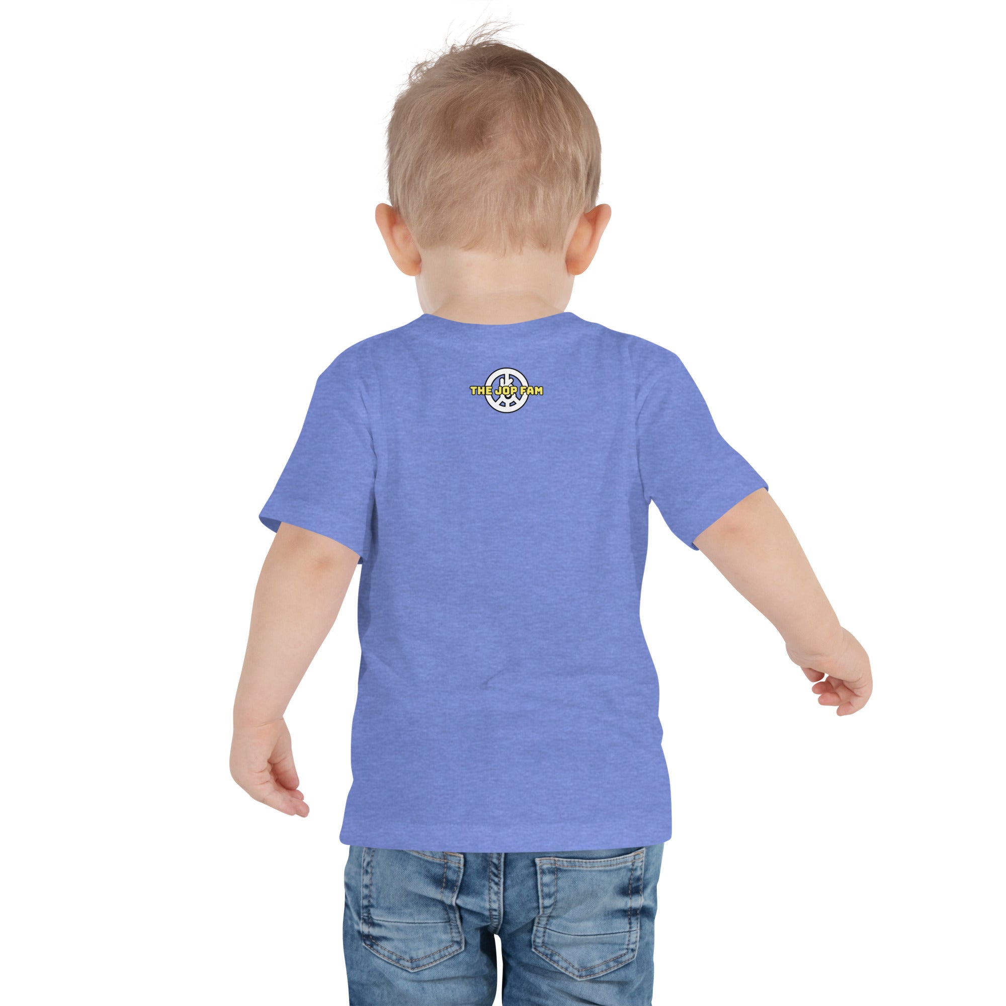 THE JOP FAM TODDLER SHORT SLEEVE TEE (BLUE EDITION)