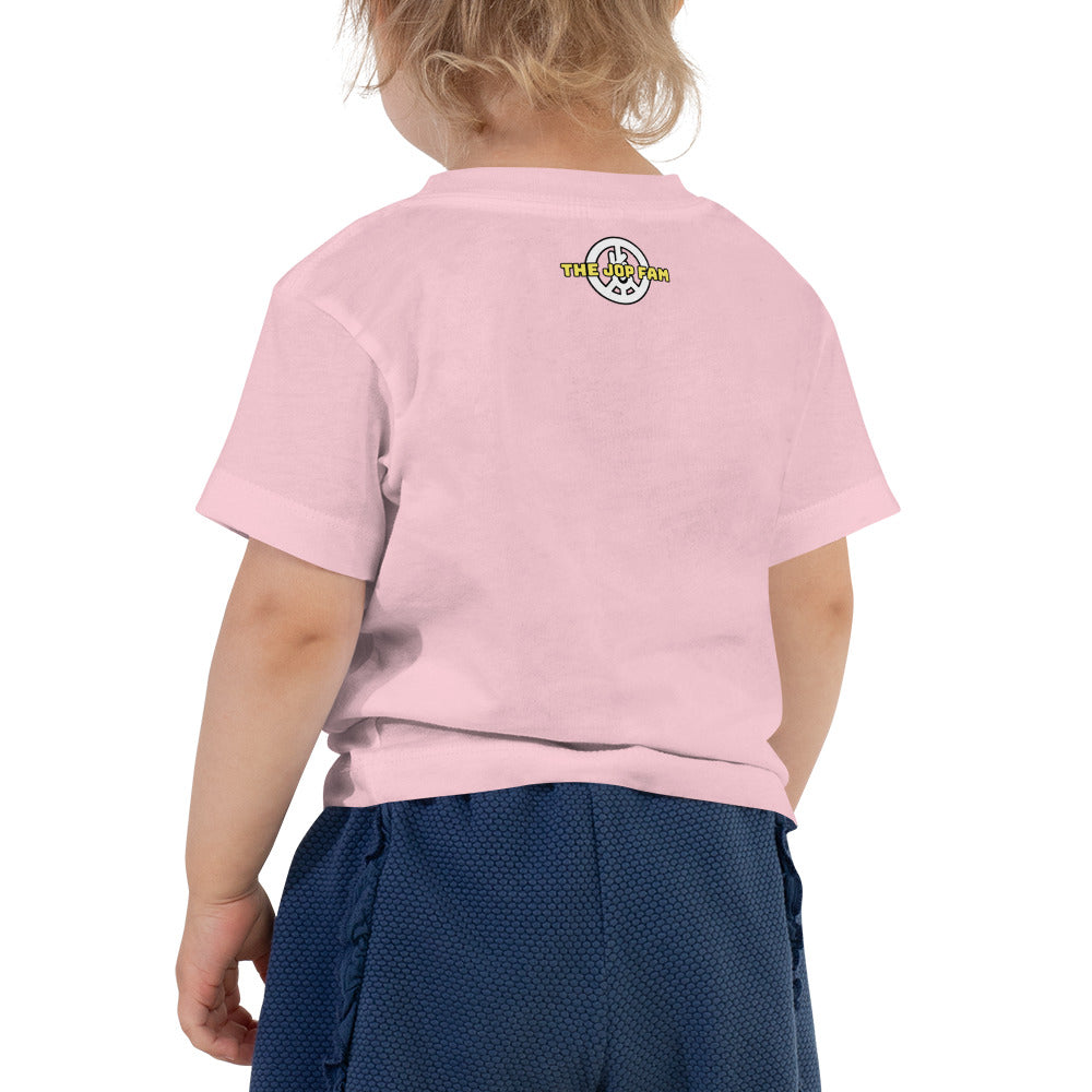 THE JOP FAM TODDLER SHORT SLEEVE TEE (PINK EDITION)