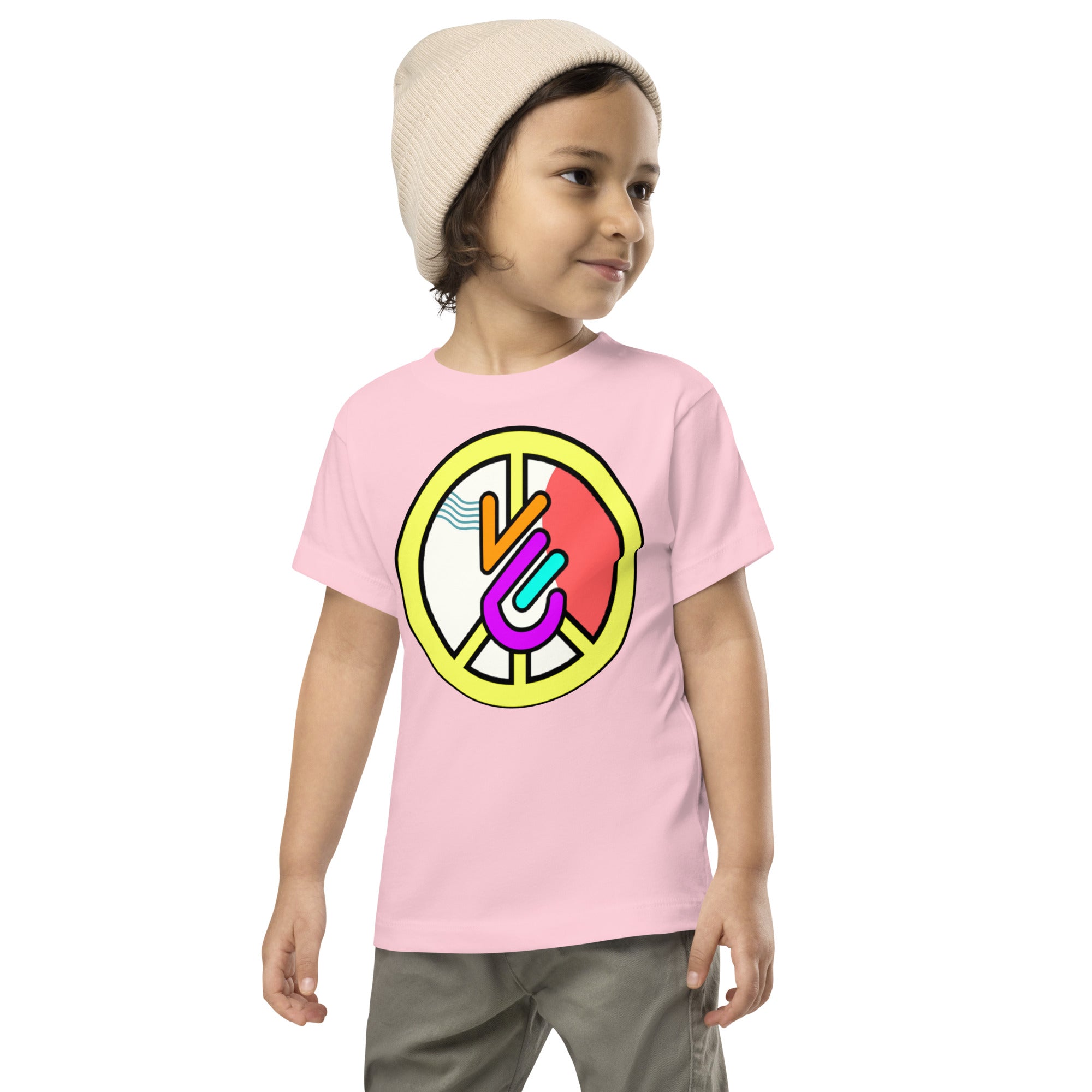 THE JOP FAM TODDLER SHORT SLEEVE TEE (PINK EDITION)