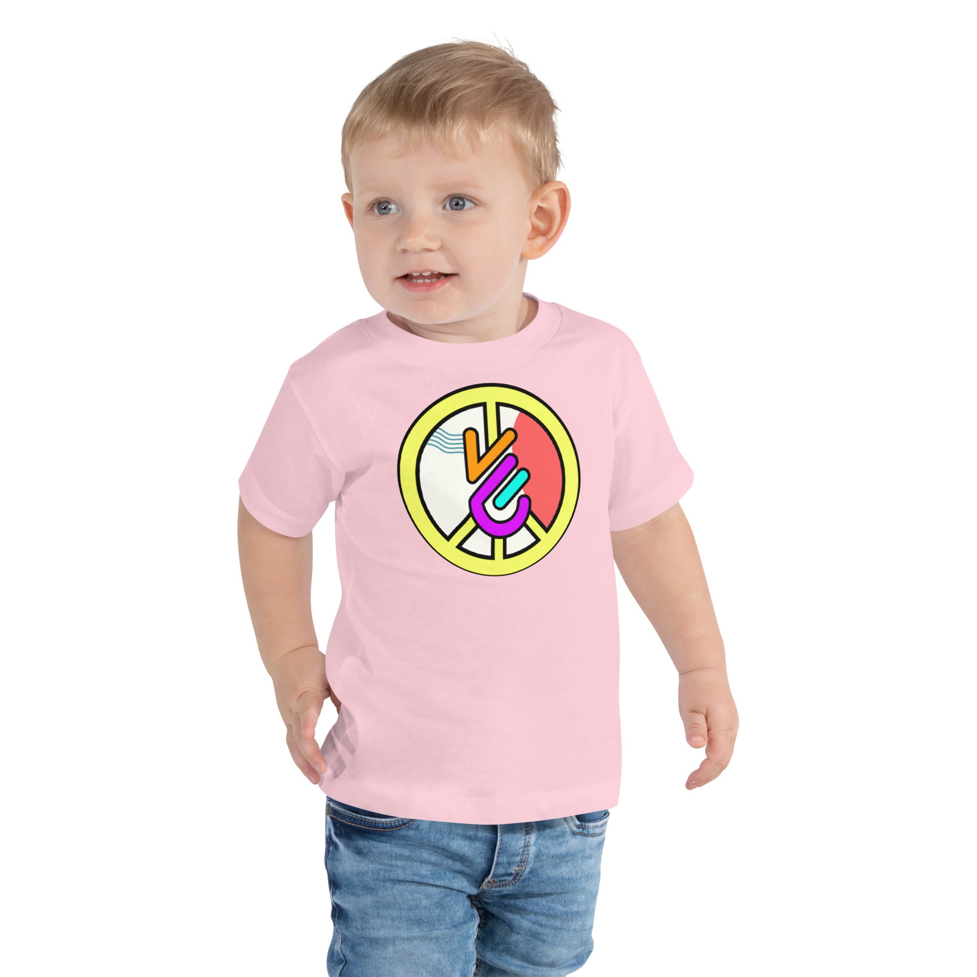 THE JOP FAM TODDLER SHORT SLEEVE TEE (PINK EDITION)