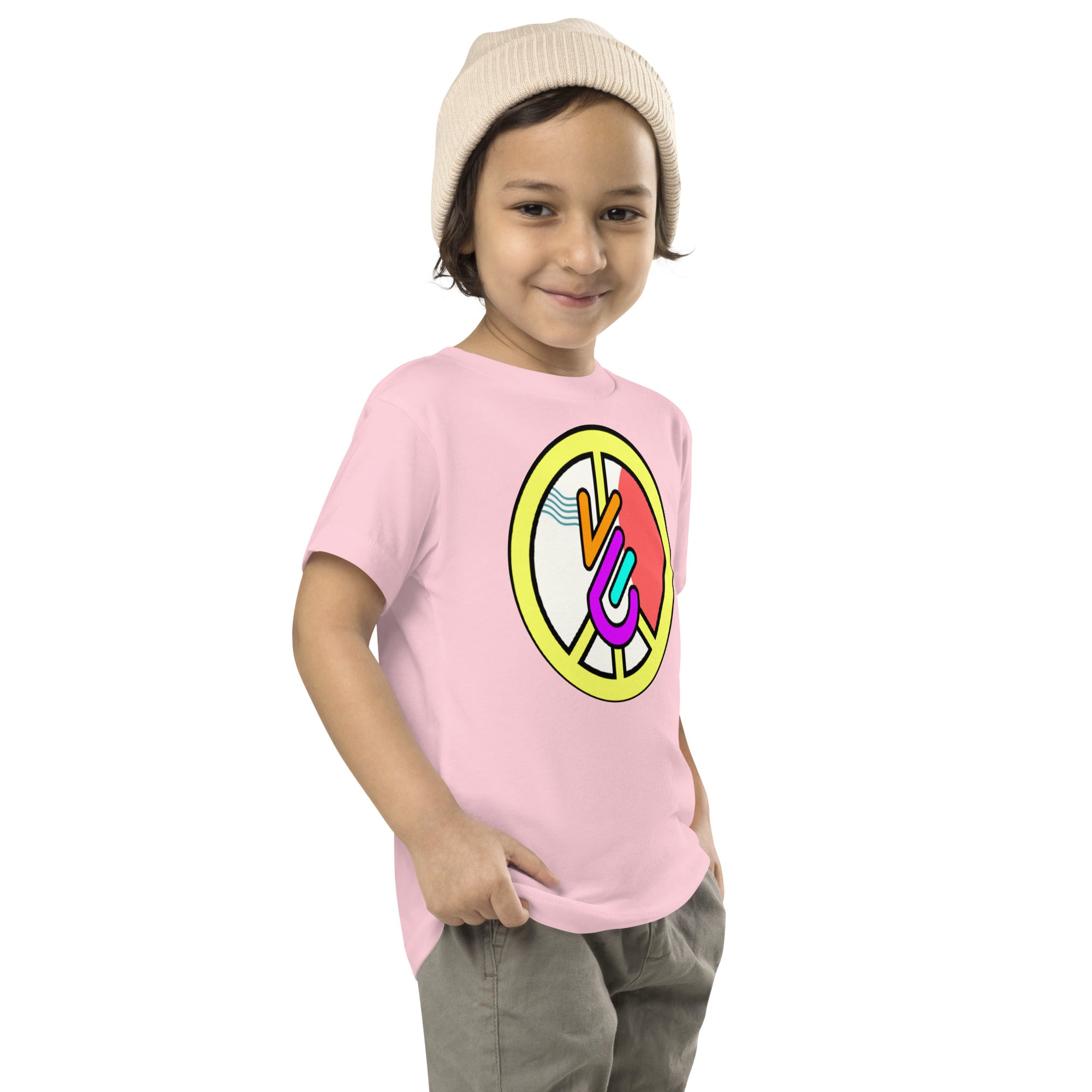 THE JOP FAM TODDLER SHORT SLEEVE TEE (PINK EDITION)